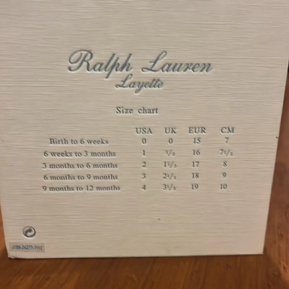 Polo Ralph Lauren Harbour Hi Plaid Shoes Sneakers Infant Baby Booties Size 2